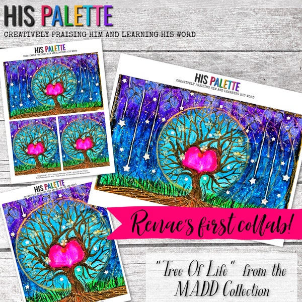 MADD Collection "Tree Of Life" Printable for Bible Journaling and Mixed-Media