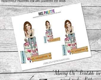 His Palette Miss Margin Series Printable for Mixed-media, Bible ...