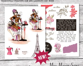 His Palette - Miss Margin Series Printable for Mixed-media, Bible ...