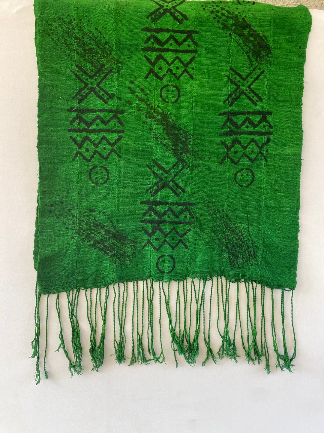 Mudcloth Scarf, Authentic African Mudcloth Scarf, African Mudcloth