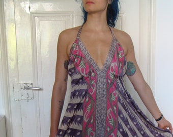 Boho silk maxi dress maxi dress silk