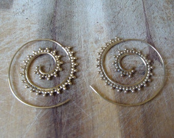 Goa Brass Earrings Hippie