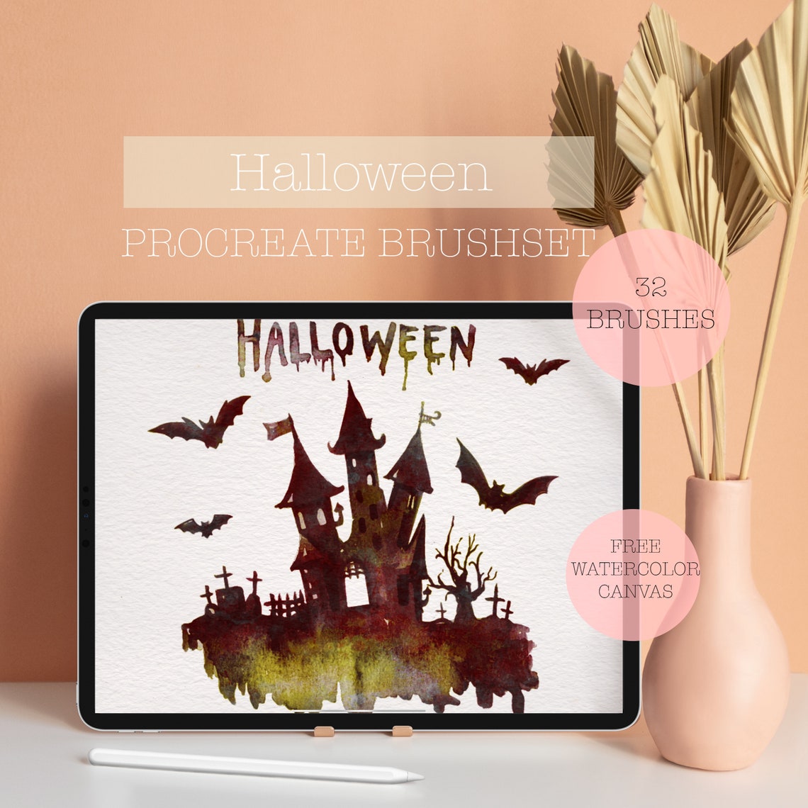 32 Procreate Halloween trick or treat Brushes free | Etsy