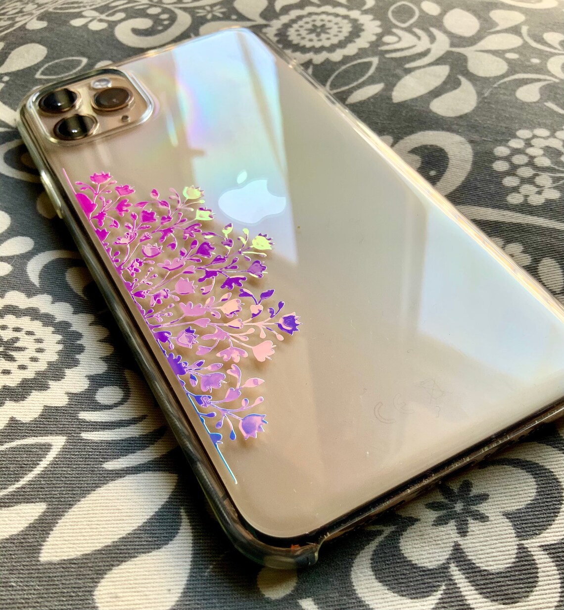 Cricut Holographic Opal Vinyl Phone Case Cover File Project Etsy