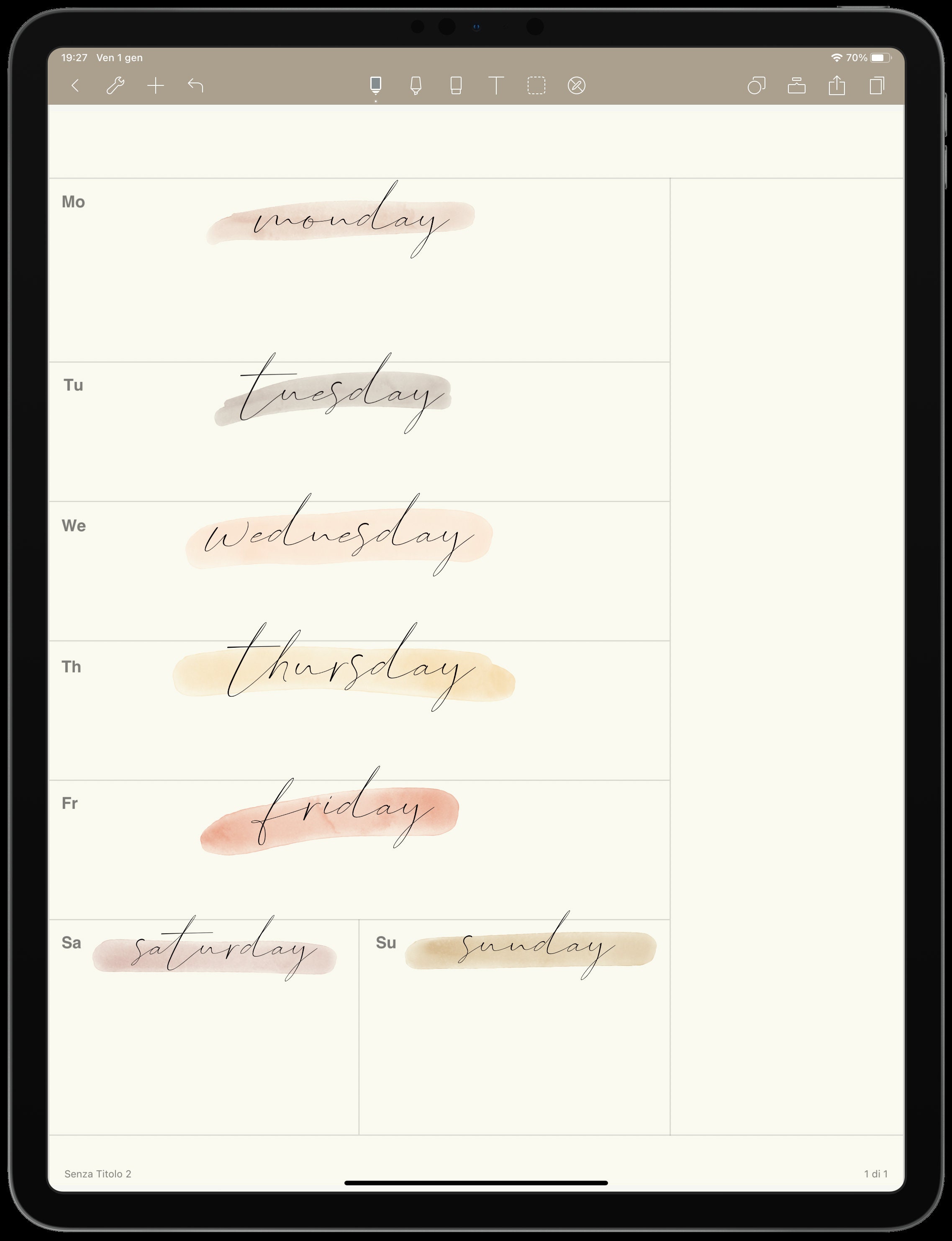 Digital Planner Stickers Set Neutral Minimal Day Stickers Etsy