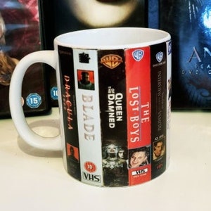 Vampire films VHS mug