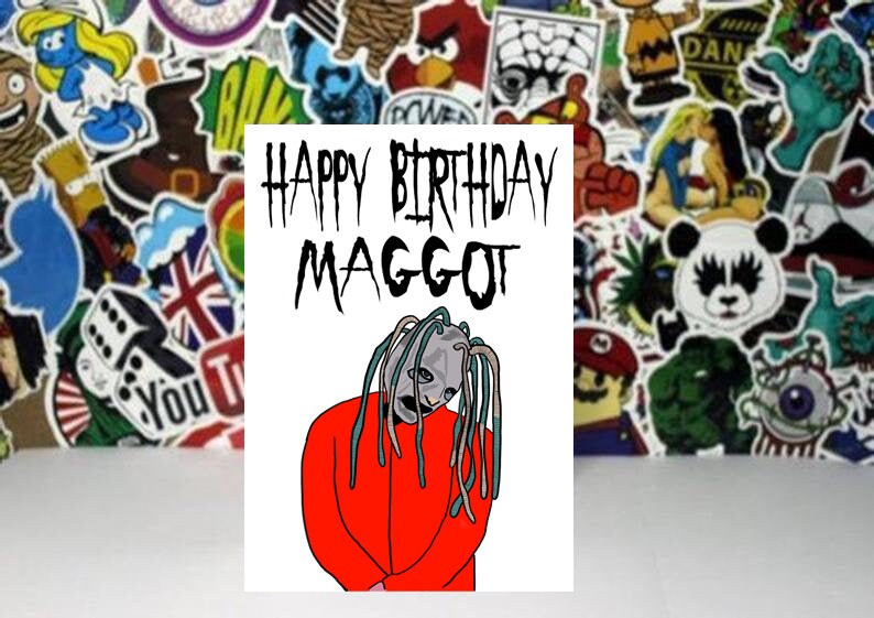 Slipknot Birthday Card Pulse of the Maggots Etsy UK