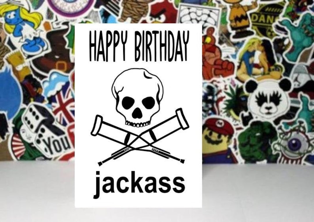 Jackass Birthday Card - Jackass - Etsy