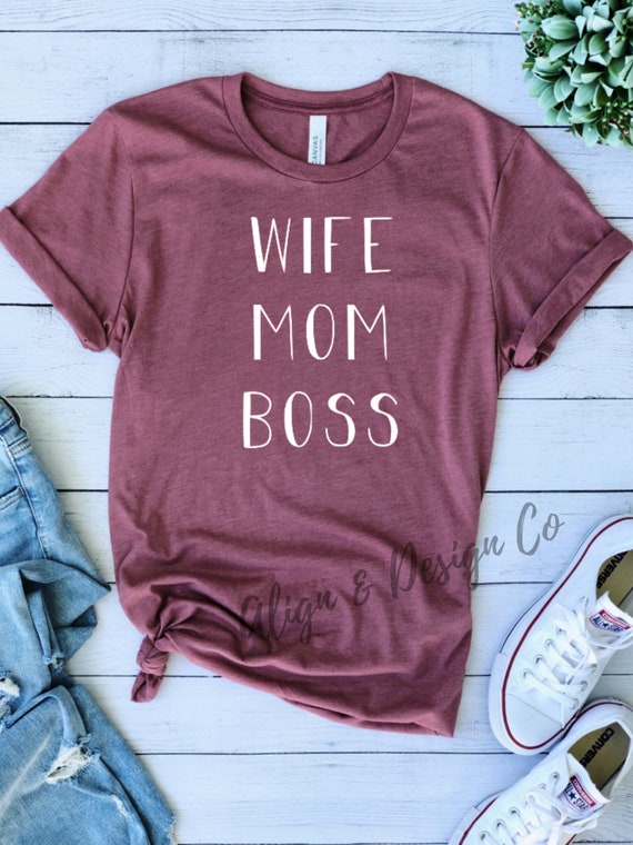 Wife Mom Boss Shirt Women Shirts Target 