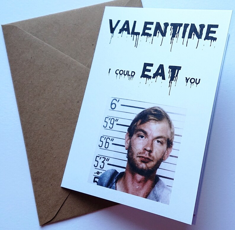 Jeffrey Dahmer Valentine Card Jeffrey Dahmer Serial Killer Etsy