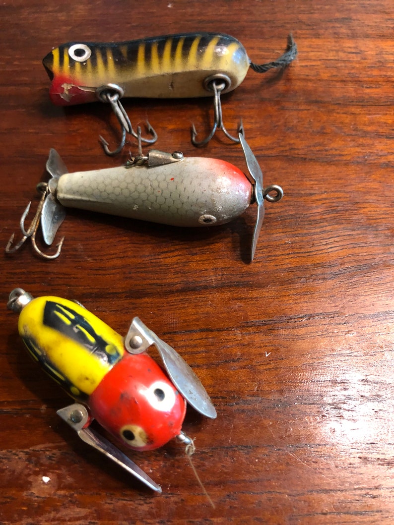 Antique Fishing Lures Etsy