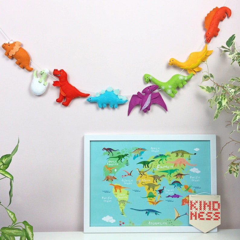 Sew Your Own Dinosaur Friends DIY Felt Sewing Kit Dinosaur Etsy UK