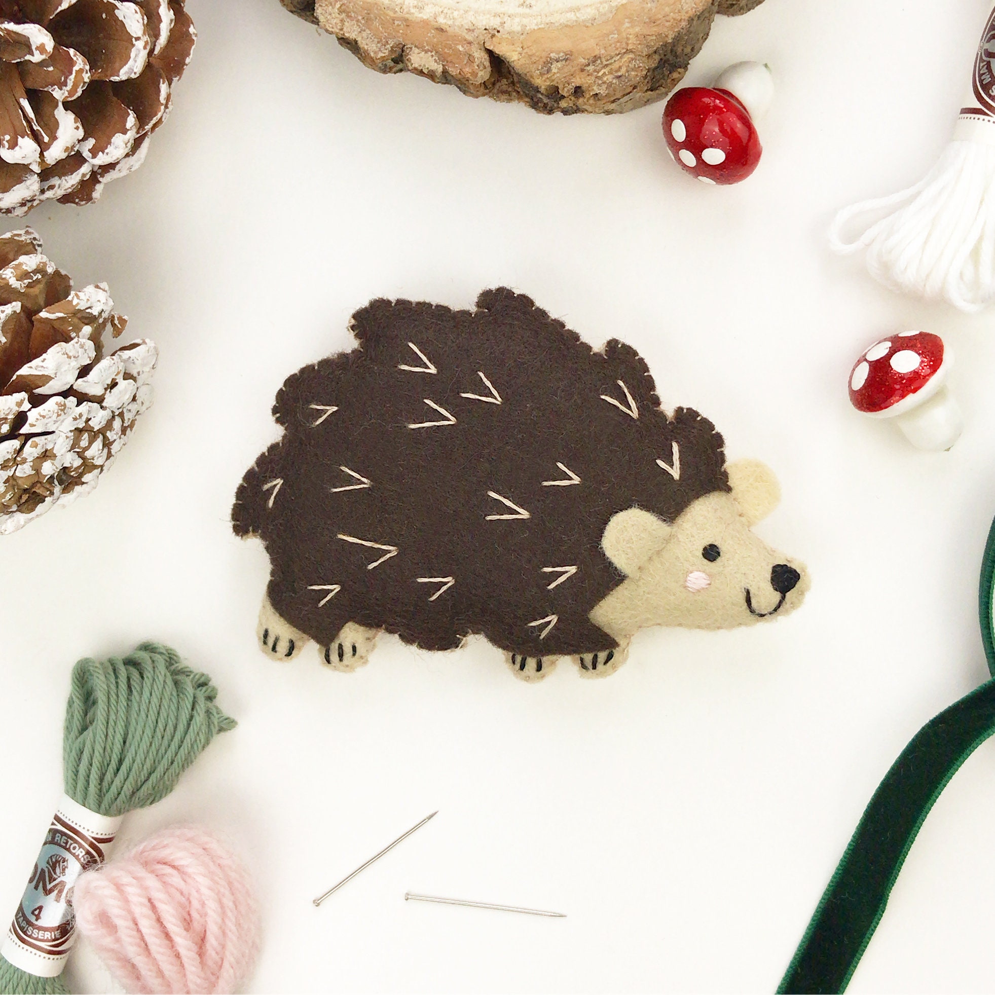 PDF Instructions for Harriet the Hedgehog, SVG download, digital sewing pattern, PDF pattern, felt sewing patterns, toy hedgehog pattern