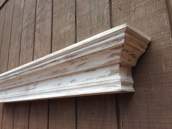 Wall Shelf Fireplace Mantel Shelf With Custom Made Trim Etsy