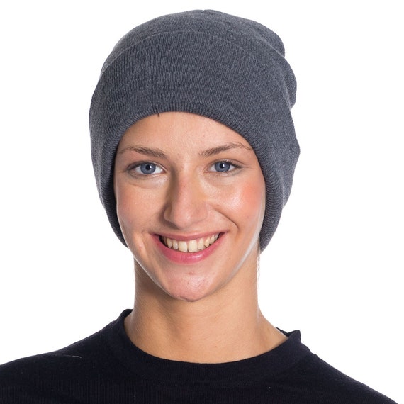 Bonnet en coton pour homme et femme, tricot chaud, épais, en