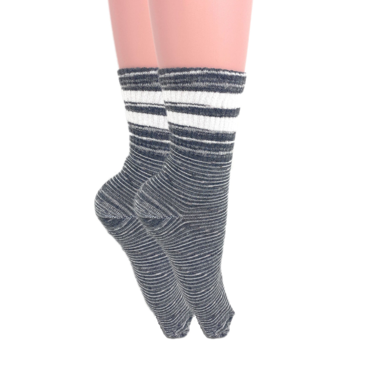 Tennis Crew Socks for Women Cotton Extra Thin and Breathable 6 Etsy