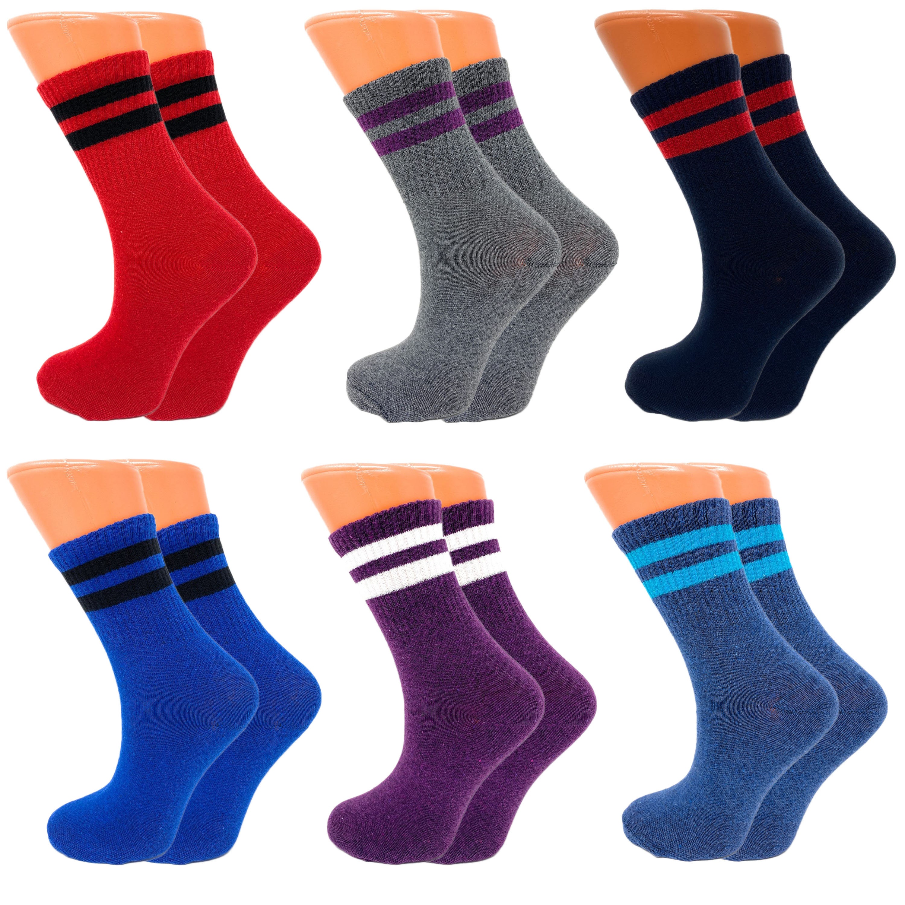 Tennis Crew Socks for Women Cotton Extra Thin and Breathable 6 Etsy