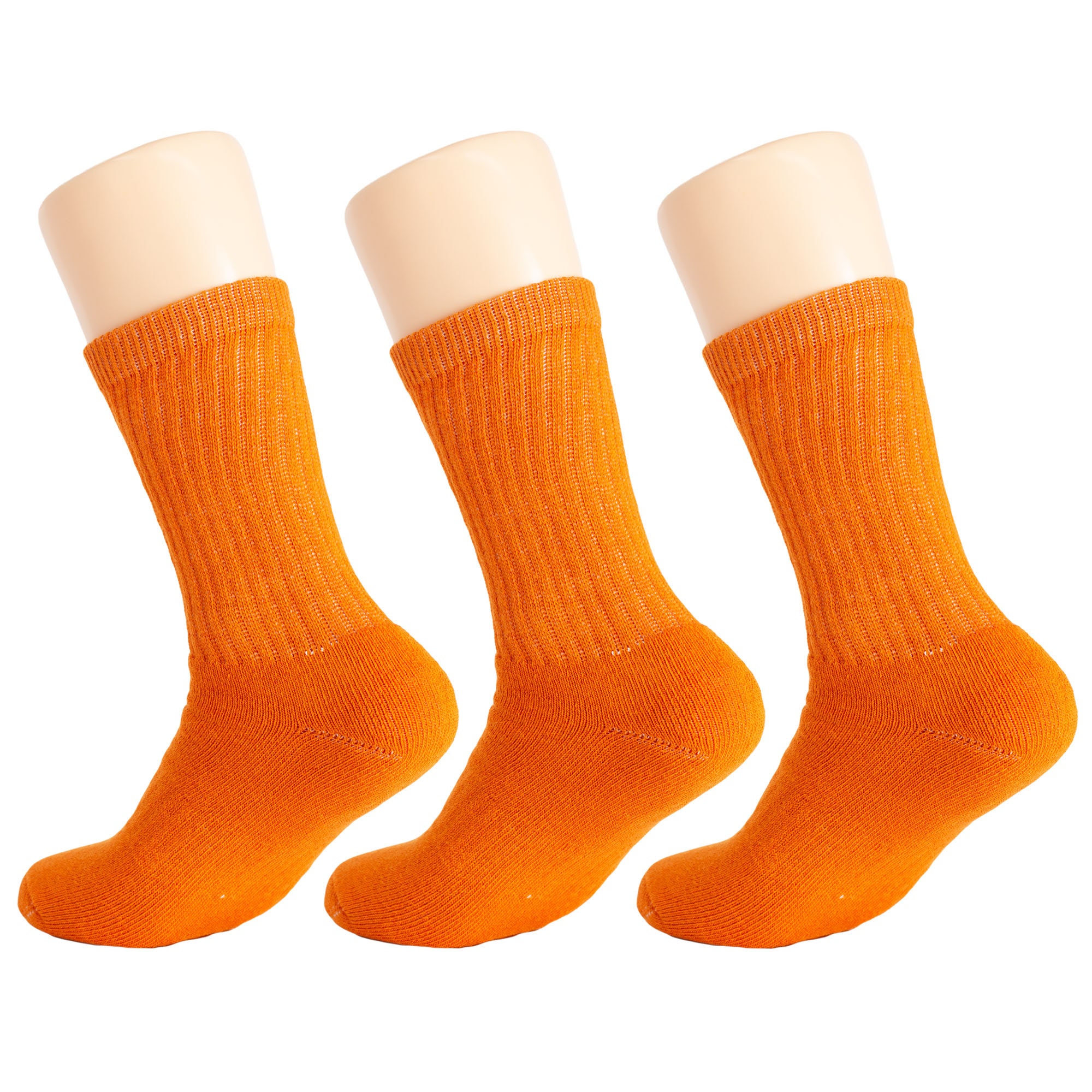 Cotton Crew Socks for Women 3 Pairs Smooth Toe Seam Socks Size 9-11 - Etsy