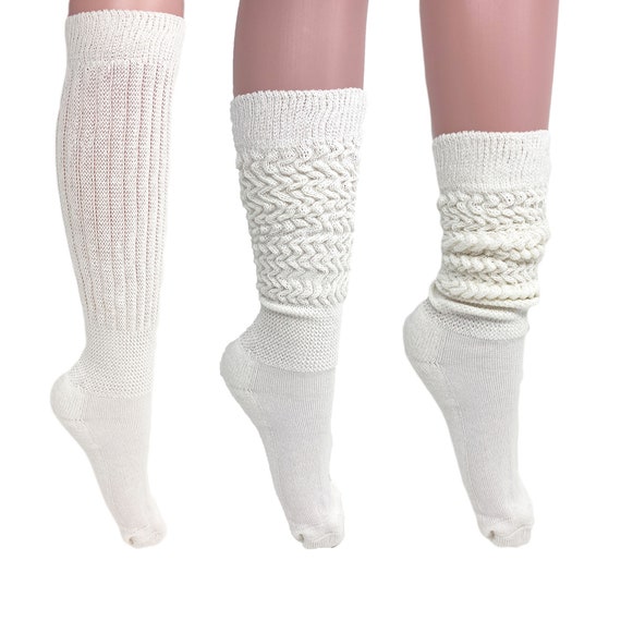 Womens Cotton Knee High Sports Socks - Temu