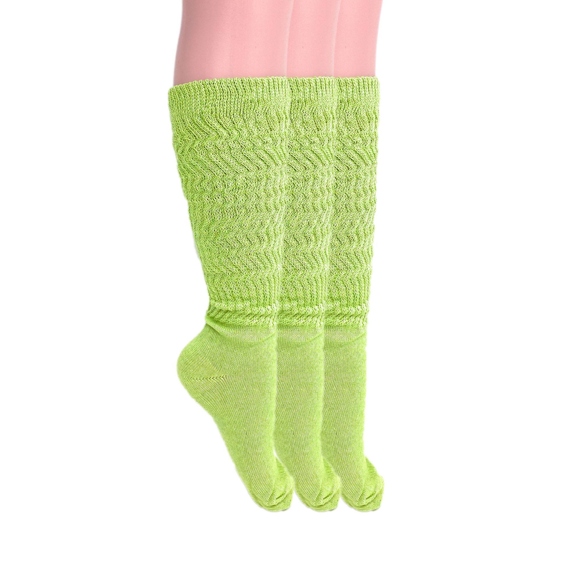 Buy Scrunch Knee High Socks 3 Pairs Slouch Socks Size 9-11 Online in India  