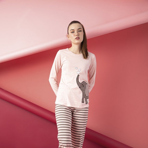 Women's elephant pajama set sale
