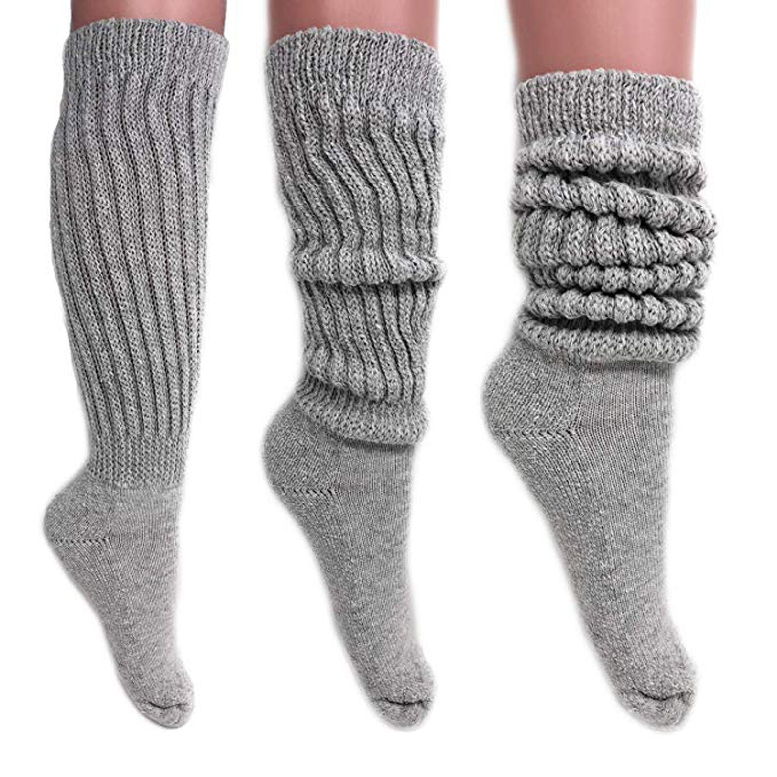 Women's Extra Long Heavy Slouch Cotton Socks Size 9 to 11 Etsy