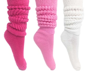 1 Pair Medium Hall of Fame 75% Cotton Heavy Women Slouch Sock White 9-11 1 Pair Medium Hall of Fame 75% Cotton Heavy Women Slouch Sock White 9-11