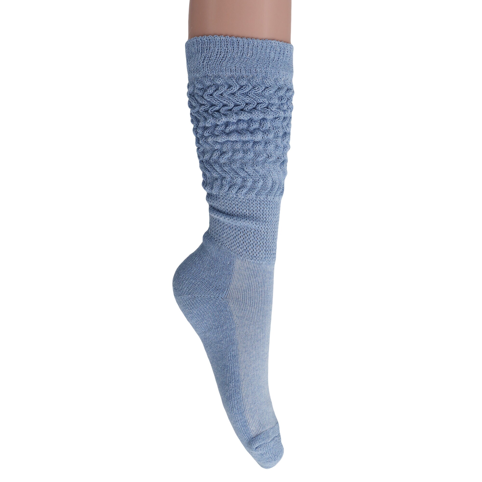 Extra Long Heavy Slouch Cotton Socks Size 9 to 11 1 Pair - Etsy