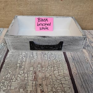 Custom Designed Wood Napkin Holder With Embellishments * Guest Towel Caddy Box zdjęcie 6