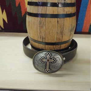 Western Belts - Leather Belts - Designer Cowgirl Belts - Women&#39;s Western Belts - Brown Leather Belts - Nocona - Cross Buckle