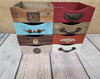 Custom Made Wooden Napkin Holder With Unique Embellishments