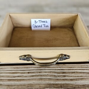 Custom Designed Wood Napkin Holder With Embellishments * Guest Towel Caddy Box zdjęcie 9