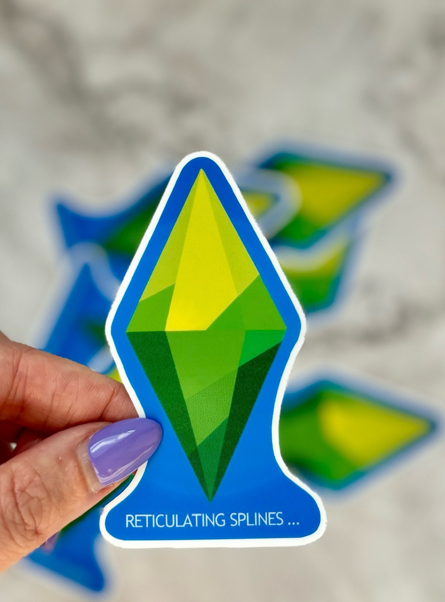 Handmade Waterproof the Sims Sticker | Reticulating Splines