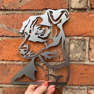 Jack Russell dog steel, metal wall art Breed breeder pedigree home gift