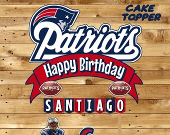 Patriots Cake Topper Etsy