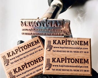 Custom Branding Iron Stamp: Wood Burning Stamp for Woodworkers