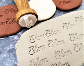 Custom Ceramic Stamp, Custom Soap Stamp, Personalize Clay Stamp, Custom Clay Stamp, Custom Pottery Stamp, Keramik Stempel, Tampon Ceramique