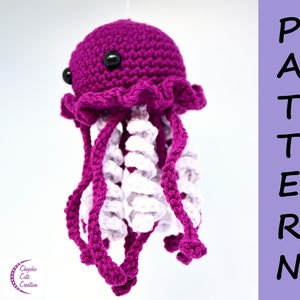 Jellyfish Octopus Crochet Pattern Amigurumi Plush Toy