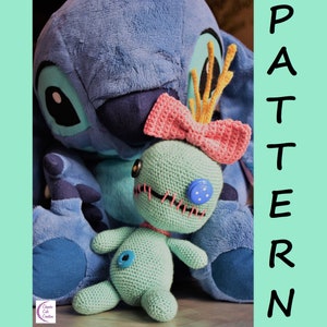 Scrump Crochet Pattern Amigurumi Doll Lilo & Stitch