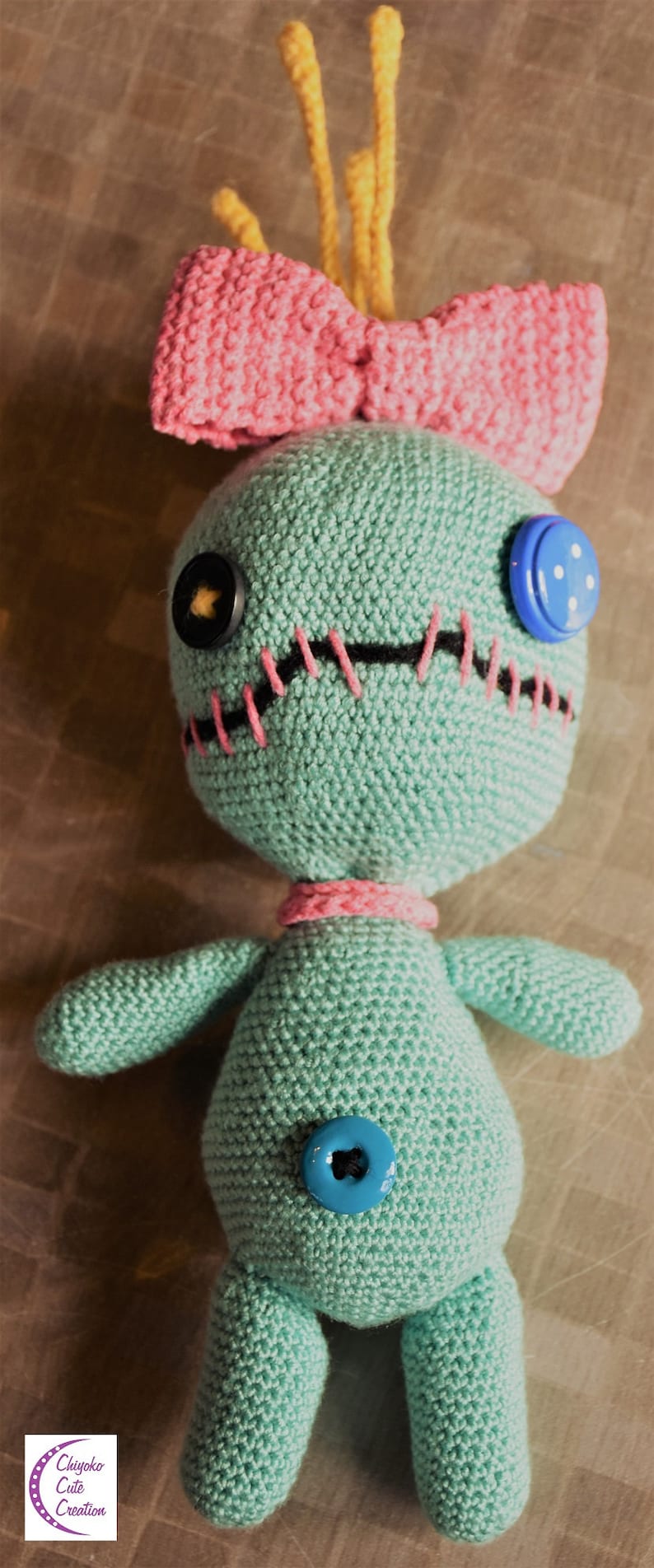 Scrump Crochet Pattern Amigurumi Doll Lilo & Stitch | Etsy