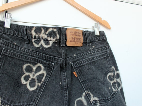Upcycled Vintage Levi's Cutoff Jean Shorts / 32" … - image 2