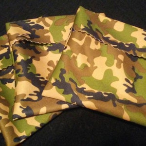 Camo Print Reusable Snack Bags, Eco Friendly, zero waste, back to school essential, school supplies