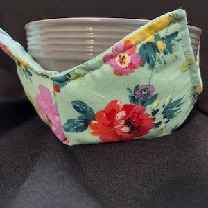 Sweet Romance Microwave Bowl Cozy, Ice Cream Cozy, Gift, Oatmeal Cozy, Pioneer Woman Kitchen, Birthday Gift