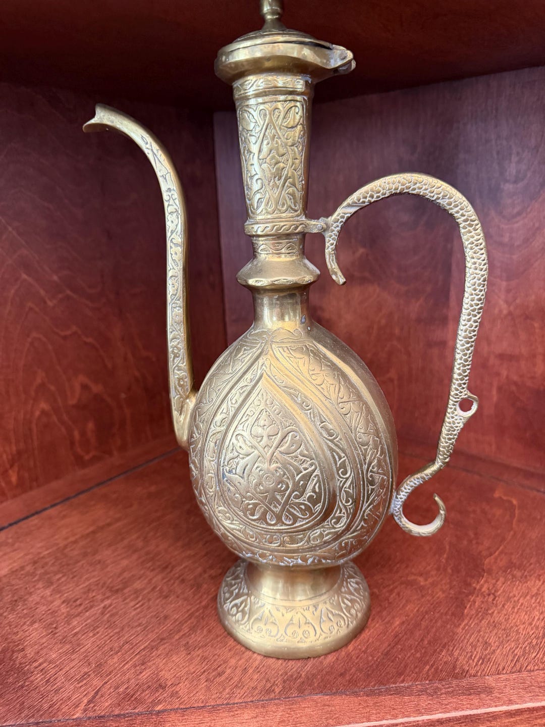 Vintage Brass Ewer/pitcher - Etsy