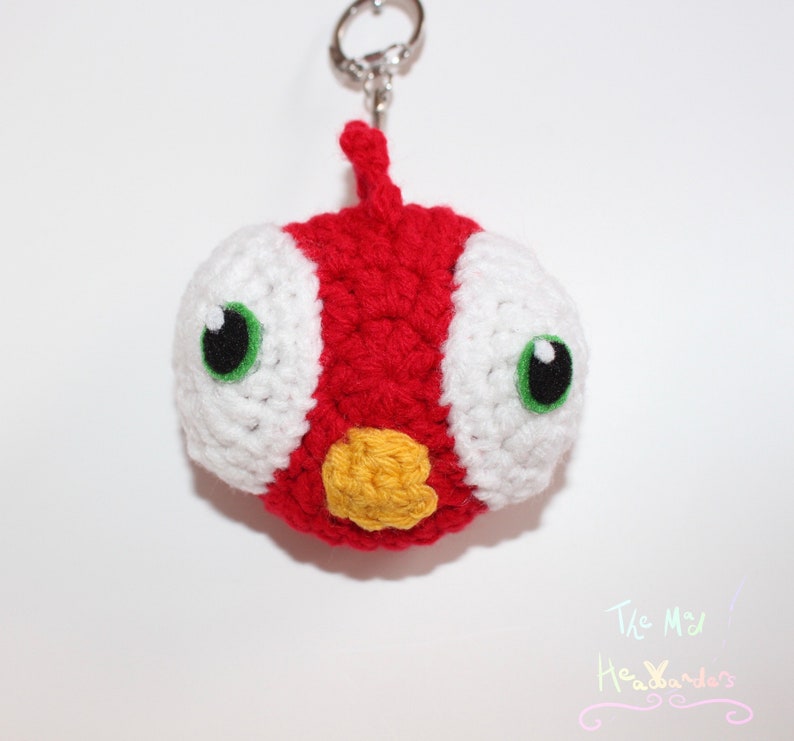 Crazy Chicken Keychain