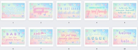 Taylor Swift Party Signs (Digital Download)