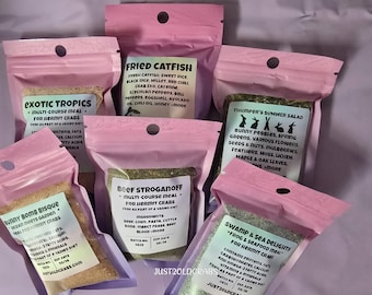 Variety Pack and Holiday Bundles - Meals, Treats & Essentials for Land Hermit Crabs