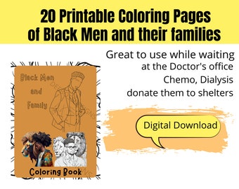 Livre de coloriage pour hommes, livre de coloriage de l'histoire des Noirs, cadeaux pour hommes