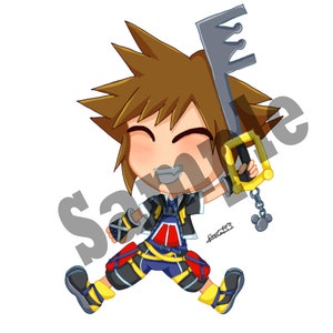 Kingdom Hearts Charm- Sora and Roxas