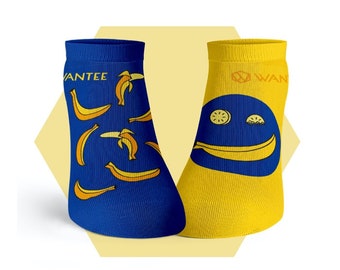 Knöchel Socken Funny Bananen Wantee